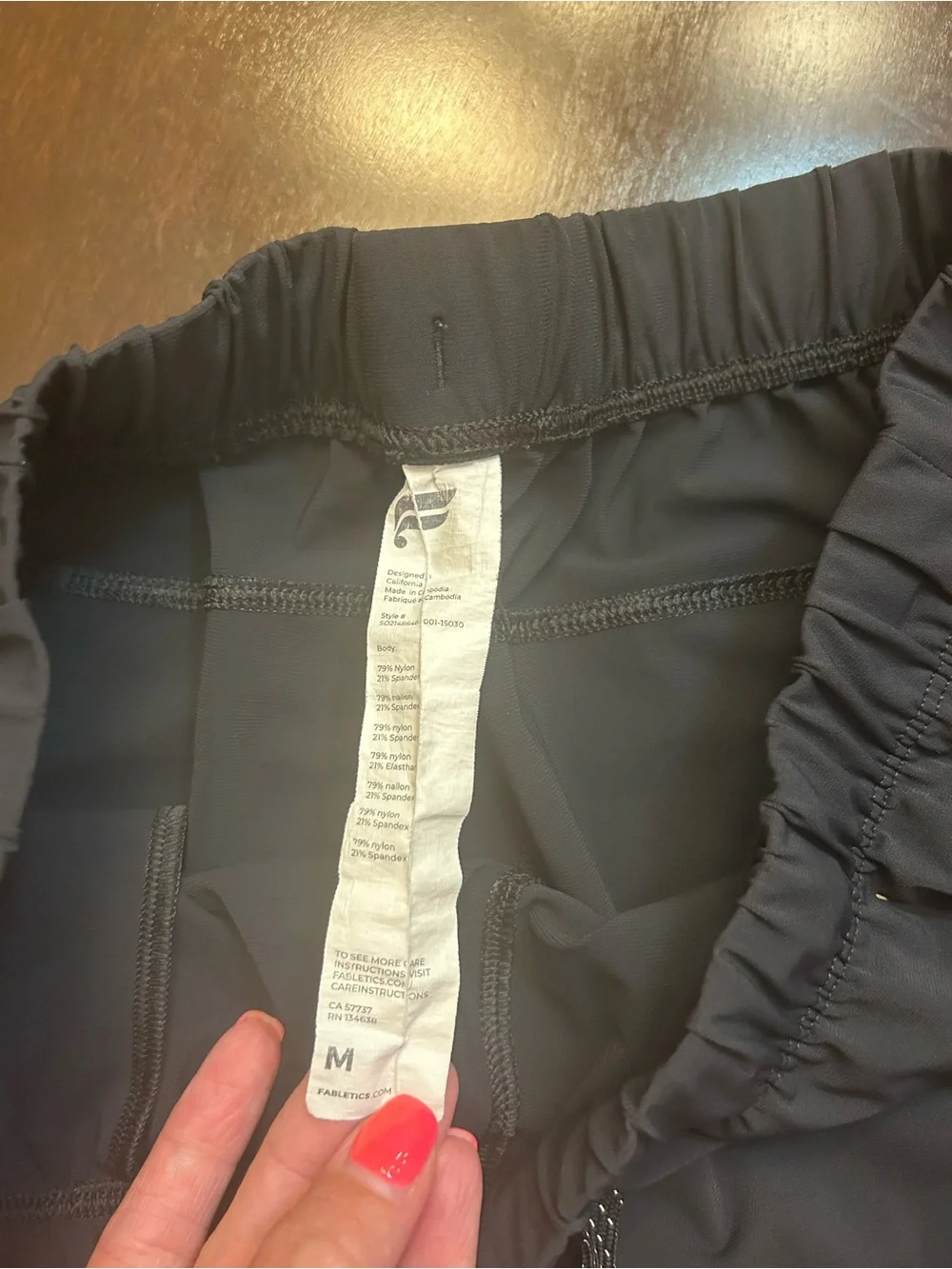 Men's Fabletics Black Athletic The One Shorts size Medium
